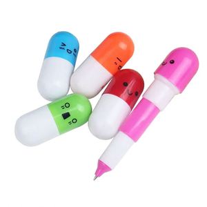 Stylo bille rétractable promotionnel personnalisé avec logo, mini capsule, stylo pilule de vitamine, stylo bille rétractable en plastique - Product Image 3