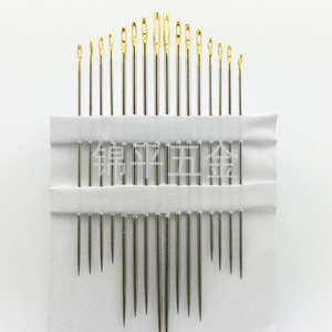 Regal Needles Gold Eye Milliners 3/9 16 Pieces Hand <b>Sewing</b> Needle <b>Set</b> - Product Image 2