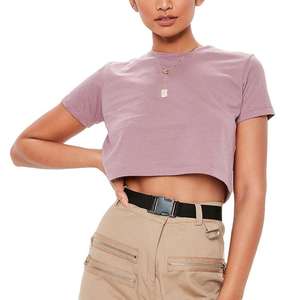 TKAN622 OEM เสื้อครอปสำหรับเด็กผ้าฝ้าย100% ผ้าเทอร์รี่ Y2k นุ่มพิเศษออกแบบได้ตามที่ต้องการ - Product Image 3