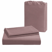 Parure de lit en fibre de bambou biologique, rafraîchissante, absorbant l'humidité, drap-housse doux, housse de couette, 3 pièces pour la maison, l'hôtel, utilisation toute saison
