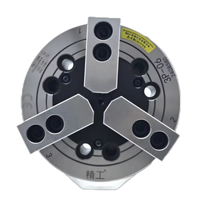 Autochuck - Adaptador de mandril hidráulico de acero de 3 mordazas sin perforaciones para torno, mandril de taladro, placa de 5 bridas, 6 pulgadas - Product Image 1