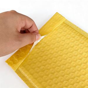 Enveloppe d'expédition A5 personnalisée avec logo, blanche, pour pochette poly avec rembourrage à bulles, pour supermarché, épicerie et promotion - Product Image 3