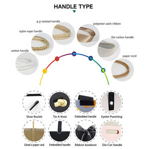 Bolsa de papel de compras al por menor vestidos ropa regalo laminado lujo negro logotipo de marca impreso personalizado con asa de cinta - Product Image 5