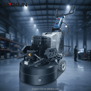 جهاز جلخ الخرسانة اليدوي أحادي المحرك طراز JINGKUN 677 عالي الكفاءة لمشاريع تجديد الأرضيات الإيبوكسية المعالجة ذات المساحات الصغيرة - Product Image 3