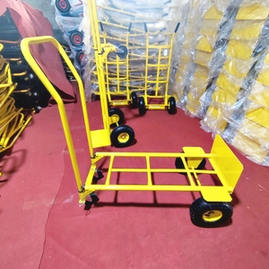 Heavy Duty Adjustable Pet Cage Hand Truck/<strong>Dolly</strong>/Platform Cart <strong>Wheels</strong> Portable Rubber Moving Cart Trailer <strong>Dolly</strong> OEM Foldable - Product Image 2