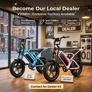 Envío Rápido desde Almacén en Italia, Bicicleta Eléctrica Todoterreno de 16 Pulgadas con Llantas Anchas para Adolescentes, Estilo Italiano, Mini Bicicleta Eléctrica de 36V, Stock en EE. UU. y Australia - Product Image 1