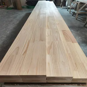 Papan sambungan jari kayu pinus Paulownia kayu padat untuk membangun dan furnitur