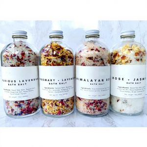 Private Label Herbal Body Wash Cleanser Moisture Rose Lavender Jasmine Body Care Flower <strong>Bath</strong> <strong>Salt</strong> - Product Image 1