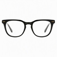 Montures optiques en acétate, forme carrée arrondie, bordure dorée, lunettes de vue pour femmes et hommes