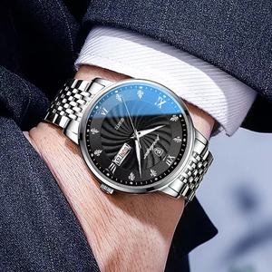 Montre-bracelet pour hommes <span class=keywords><strong>d</strong></span>'affaires montre pour hommes montre pour hommes en or étanche montres de mode classiques en acier inoxydable vente en gros - Product Image 2