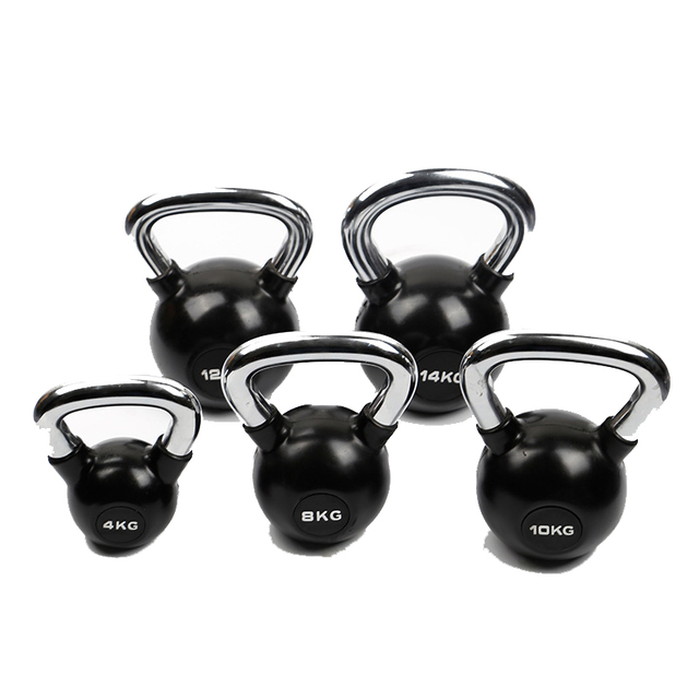 Fitness Bodybuilding Weight Lifting Soft Cast Iron Kettlebell Competition Adjustable Kettlebell Set