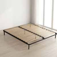 Sommier de lit double de luxe, taille Queen, sans sommier à ressorts, doux comme un nuage, pour une chambre familiale confortable et harmonieuse