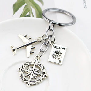 1 ud. Llavero de avión con colgante 'Donde quiera que vayas', Joyería artesanal de amistad, Regalo DIY para viajeros - Product Image 5