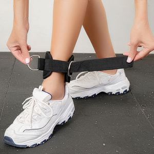 Correa de tobillo para gimnasio y fitness con hebilla de protección, para entrenamiento de piernas y glúteos, correa de tracción para tobillo - Product Image 6