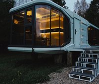 Capsule Spatiale Préfabriquée en Conteneur, Design Mobile Intelligent Démontable et Moderne, Hôtel Extérieur Personnalisé, Étanche et Respirant, Certifié CE