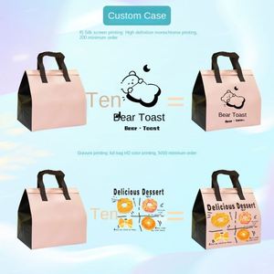 Bolsa Térmica Porta Alimentos Plegable con Cierre de Cremallera, Aislante y No Tejida, Ideal para Llevar - Product Image 1