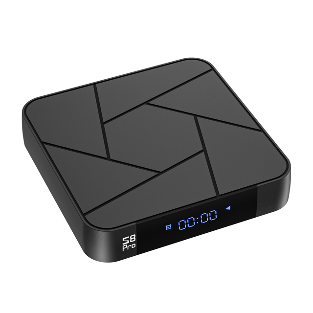Android 11 TV Box S8PRO 2GB+16GB/4GB+32GB 2.4GHz Quad core 64 bit 4K Android TV Dongle  Android HD TV Box ftth  External Version