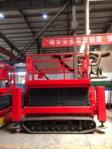 Ultralichte elektrische hydraulische rupsbandplatform telescopische <span class=keywords><strong>lift</strong></span> 12m hoogte 320kg draagvermogen - Product Image 3