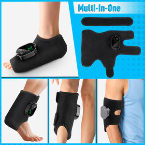 Masseur de pieds et de chevilles réglable avec chaleur pour la récupération et les soins de santé, support de cheville chauffant en silicone de qualité médicale - Product Image 6