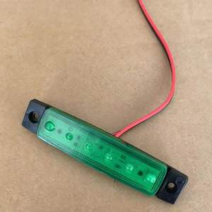 Feux de navigation LED pour bateaux DC 12V Vert Rouge Feu de poupe étanche Feux de poupe pour voiliers Pontoon - Product Image 1