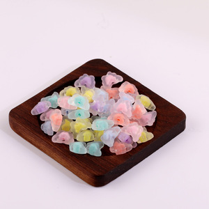 Cuentas acrílicas de formas mixtas con núcleo interior esmerilado para la fabricación de pulseras, cuentas sueltas para joyería DIY, primavera 2024, origen Yiwu - Product Image 4