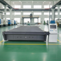 Traceur de découpe numérique CNC à grande vitesse avec alimentation automatique et couteau circulaire oscillant pour textiles, rideaux et stores