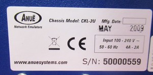 ชุดอุปกรณ์จำลองเครือข่ายอีเธอร์เน็ต Spirent CKL-2U พร้อมโมดูล M Series V2 จำนวน 2 ชุด (มือสอง) - Product Image 5