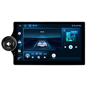 Hot 10.1 inch 1280 * Độ phân giải 720 IPS 2 DIN Android Xe Máy nghe nhạc tất cả-trong-một trong tế bào màn hình cảm ứng đơn Knob Bảng điều khiển stereo GPS - Product Image 2