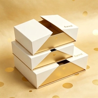 Boîte cadeau de luxe personnalisée Forest Packing, design géométrique montagne, fermeture magnétique, emballage papier, vente en gros de bijoux
