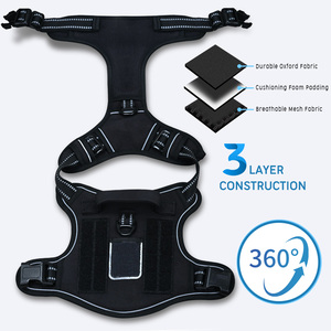 Nouveau Harnais Tactique Réfléchissant Anti-Traction <span class=keywords><strong>Happy</strong></span> <span class=keywords><strong>Sport</strong></span> Personnalisé avec Poignée Renforcée en Nylon et Matériaux Métalliques pour Chiens de Taille Moyenne à Grande - Product Image 3