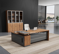 Table de bureau design, mobilier de bureau de luxe, bureau moderne en bois, table de bureau pour l'étude