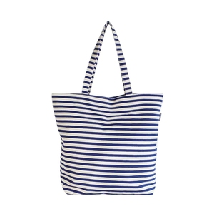 Sacs fourre-tout en toile de coton robuste, couleurs assorties personnalisées, avec bretelles et fermeture éclair supérieure, pour la plage - Product Image 5