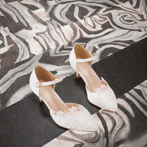 Zapatos de Tacón Alto con Plataforma para Mujer, Talla Grande, Punta Redonda, Tacón Grueso, Charol Negro - Product Image 3