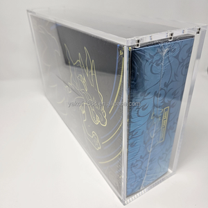 TCG 메가 팬텀 리자몽 X EX 울트라 프리미엄 컬렉션용 맞춤형 자외선 차단 투명 아크릴 케이스 (강력한 자석 뚜껑 포함) - Product Image 1