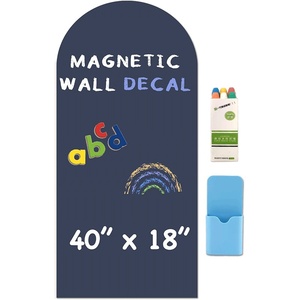 Gewölbte 60*120cm Magnetische PP Mattierte Oberfläche Tafelaufkleber Nicht Faltbar Graffiti-Farbtafel für Zuhause Abwischbare Wandtafel - Product Image 1