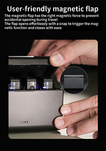 Custodia per scatola di ricarica per padelle per microfono Wireless GO II I batteria integrata custodia ricaricabile da 2400mAh per Rode - Product Image 6