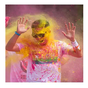 hot sale Corn Starch Top-ranking supplier biodegradable colour run holi powder 100 grams