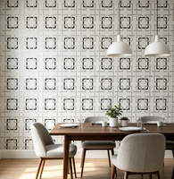 Papier peint décoratif traditionnel à motifs animaliers, auto-adhésif, amovible, imperméable, pour appartement, centre commercial, chambre à coucher