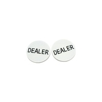 Accessoires de casino Jetons de poker Dealer Button Big Blind All in Buttons Party Casino Poker Card Game Equipment Cheap Delaer Chips