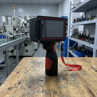 Mini-imprimante TIJ portable à deux buses, machine de marquage jet d'encre combinée, hauteur de marquage 2-48 mm, pour logos et contenu, répondant à une forte demande