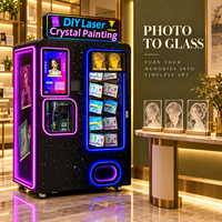 Pengukiran Laser 3D Akurasi Tinggi di Bawah Permukaan untuk Lukisan Kristal (Vending)