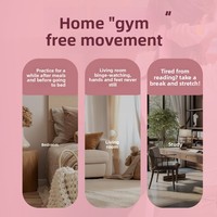 Appareil de traction pour les pieds 6 tubes TPE, version améliorée, modèle L-502, assistant pour les sit-ups, équipement de fitness, ceinture d'étirement, ouverture des épaules