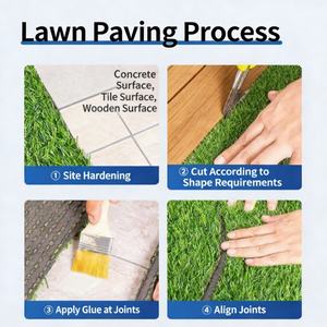 Césped <span class=keywords><strong>Artificial</strong></span> de Aspecto Natural para Jardín y Hogar, Anti-UV, Venta al por Mayor a Bajo <span class=keywords><strong>Precio</strong></span>, Fabricante Chino - Product Image 4