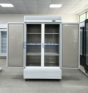 Hai cửa Tủ đông thương mại thép không gỉ tủ lạnh tủ đông thiết bị làm lạnh cho nhà bếp Thương mại sử dụng - Product Image 6