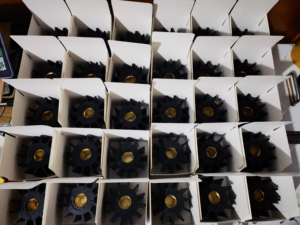 Cánh Bơm Nước Trong Động Cơ Thuyền Động Cơ Thay Thế Sherwood 30000K CAT 3228595 JMP 8459-01 Cánh Quạt Cao Su - Product Image 4