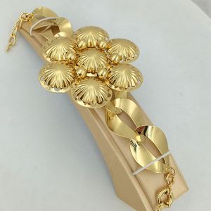 Wando yingai — parure de bijoux brésiliens en or pour femmes, ensemble de bijouterie dorée, excellente qualité, FHK12862 - Product Image 5