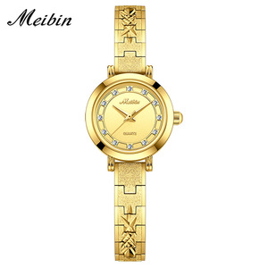 Montre à quartz ronde pour femme, élégante et simple, avec résistance à l'eau - Product Image 1