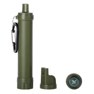 Johold Emergency Survival Kit Feld tragbarer Pipetten filter für gerades Getränk Outdoor-Wasser auf bereiter mit Kompass