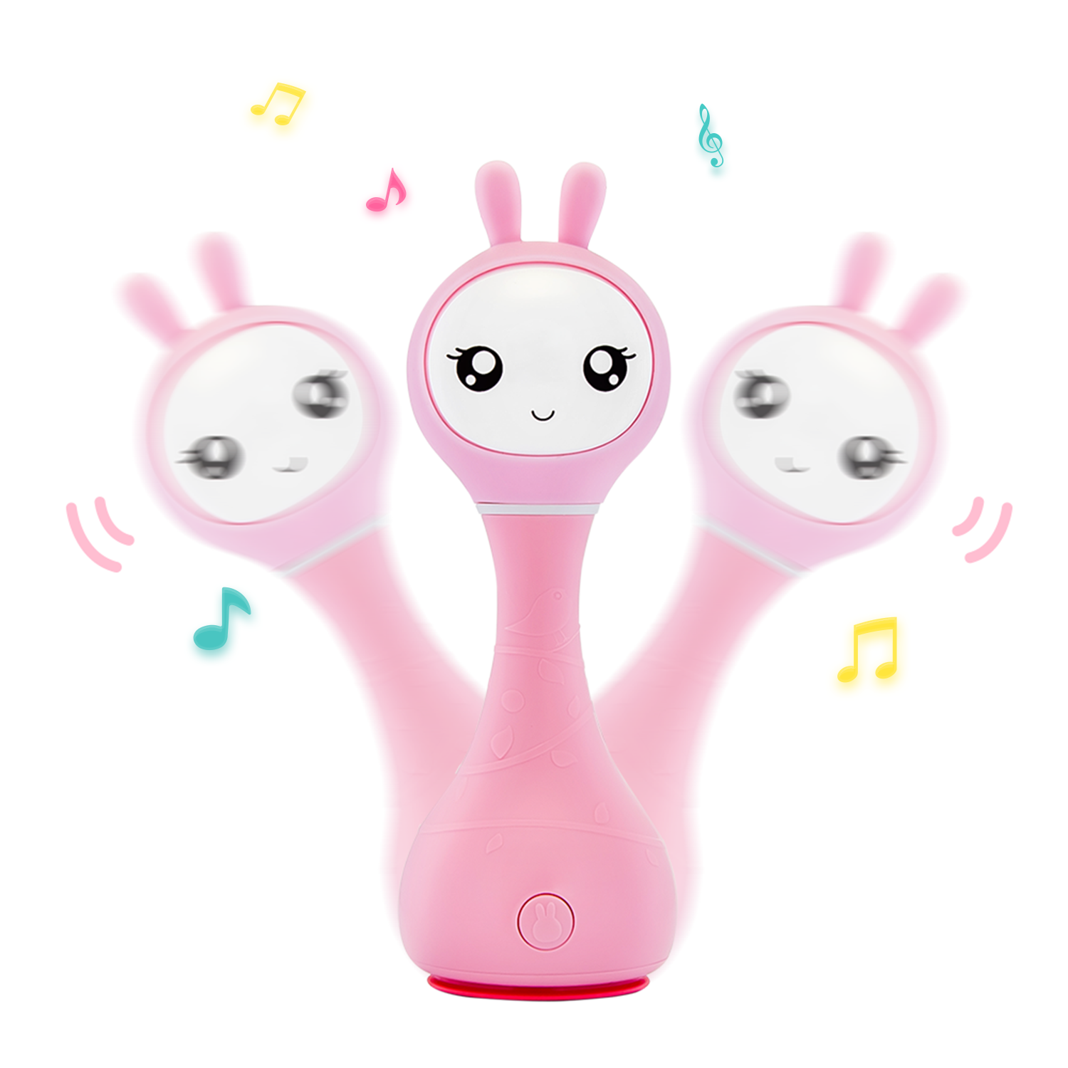 Alilo игрушка для рождения подарок электронный шейкер кролик набор музыкальные колокольчики Детские Прорезыватели погремушка
