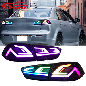 ชุดไฟท้ายรถยนต์ SINDAR Auto RGB LED แบบดัดแปลง สำหรับรถยนต์มิตซูบิชิ แลนเซอร์ อีโว เอ็กซ์ อีเอ็กซ์ ปี 2008-2018 - Product Image 1